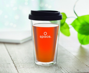 Logo trade promotional merchandise image of: High borosilicate glass 350ml